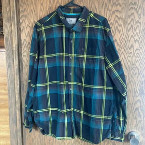 MEN’S‎ TROUVAILLE ORGANIC COTTON PLAID LONG SLEEVE